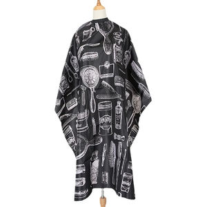 Cape de Coiffeur Jetable Écologique avec Sangle de Cou Ajustable 100% Polyester Imperméable Logo Personnalisé Haute Qualité - Product Image 4