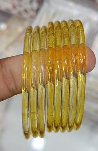 Handmade <b>Rainbow</b> Glass Bangles Colourful Multi Colour Striped Glass <b>Bracelets</b> Traditional Indian Glass Jewelry for Women Bulk - Product Image 4
