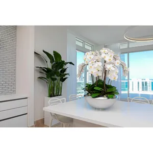 Luxury Coastal Design Gold Iron Zinc Alloy Eco-Friendly Tabletop Flower <b>Vase</b> Modern Elegant Tall Bulk Supply for Christmas - Product Image 2