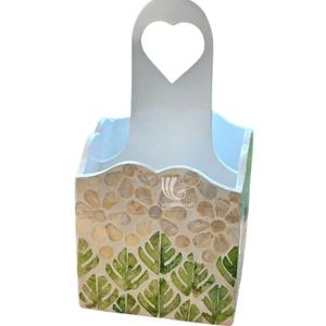 Vente de nacre porte-ustensiles, caddie d'ustensiles, artisan nacre organisateur de couverts en gros du Vietnam - Product Image 2