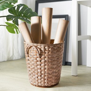 <b>Bamboo</b> <b>Basket</b> Crafted For Versatile Use In Kitchens Bedrooms And Retail Display With Practical Storage Function - Product Image 1