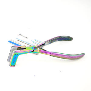 Herramientas de extensiones de cabello de alta calidad, cinta en extensiones de cabello, alicates de presión de agarre antideslizante suave de acero multicolor - Product Image 3