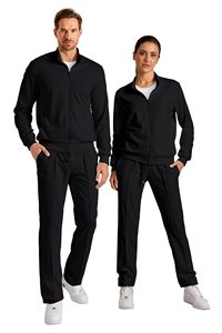 Ensemble de vêtements de détente pour hommes, 2 pièces, veste en molleton texturée, pantalon de jogging, OEM personnalisé en gros - Product Image 3