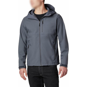 Hooded Softshell Jacket Fashionable Men <b>Waterproof</b> and Custom Made Best Breathable Material <b>Warm</b> Winter Softshell Jacket for Men - Product Image 1