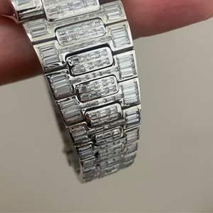 Reloj de Diamantes VVS de Alta Calidad, Nuevo, con Diamantes Cultivados en Laboratorio, Joyería de Moda, Reloj con Incrustaciones de Diamantes - Product Image 3