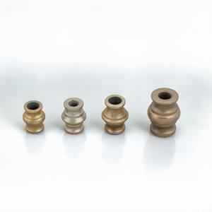 Roulette de porte coulissante ronde en laiton, 5 et 4 pouces, pour villa de luxe, moderne, polie, roulement fluide, composant de quincaillerie - Product Image 4
