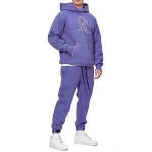 Nuevo Chándal Deportivo Bordado, Casual, con Capucha, Hecho a Medida, Ligero, Antiarrugas, Transpirable y Ecológico - Product Image 4