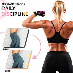 Bandes de résistance en tissu tissé de haute qualité avec grip antidérapant pour femmes et hommes, entraînement de force et exercices du bas du corps - Product Image 3