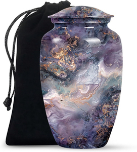 Urnas funerarias decorativas hechas a mano para cenizas de adultos, urnas funerarias para hombres y mujeres a bajo precio. - Product Image 1