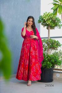 Vestido Fabuloso Indio-Pakistaní, Hermosa Tela de Georgette, Estampado Digital, Ropa Elegante para Fiestas y Eventos, Estilo Bollywood, Ropa Casual - Product Image 2