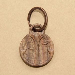 <b>Customize</b> Sublimation Engraved logo Wood Disc Key Chain Cus Rectangular Plain Wooden <b>Keychain</b> for Engraving - Product Image 4