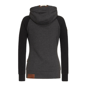 Unisex <b>Hooded</b> <b>Zip</b>-Up Sweatshirt Regular Fit Solid Color Casual Knitted 100% Cotton French Terry Eco-Friendly Pocket Autumn Wear - Product Image 2