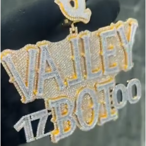 Collares Hip Hop Personalizados CONCEPTION con Incrustaciones de Diamantes de Imitación, Cadena Cubana con Colgante para Hombre, Accesorios de Joyería para Raperos - Product Image 1