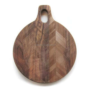 Planche à découper ronde pour les fournitures de cuisine Viande Légumes et Fruits Découpage et coupe Disque en bois Planche à découper en gros - Product Image 2