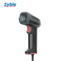 Pemindai Barcode Kabel 1D 2D Genggam Syble XB-D15, Pemindai Kode QR untuk POS, Supermarket, Gudang