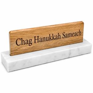 Wholesale Price Peace To This Home Wooden <b>Table</b> Sign Marble Base Home Blessing Decor Gift Display - Product Image 6