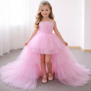 Vestido de Princesa con Red para Niñas, Vestido Negro y Rosa para Niñas de 9 a 11 Años, Vestidos de Fiesta para Niñas, Vestidos de Cumpleaños para Niñas, Fabricante al por Mayor - Product Image 3