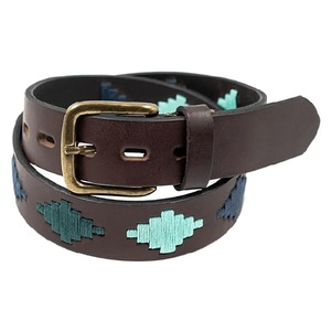 Ceinture Polo en Cuir de Vachette Véritable Personnalisée Style Western Business Punk Sport Plein Air avec Boucle en Alliage pour Hommes – Vente en Gros - Product Image 1
