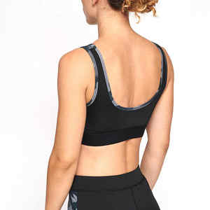 Soutien-gorge de sport pour femme, dos croisé, fermeture éclair, idéal pour le yoga, la gym, le fitness et les entraînements intenses – Nouvelle collection en promotion - Product Image 5