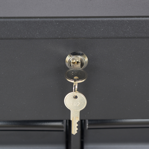 Rolling Utility Cart CSPS 320kg Capacity 84cm Keyed Locking 4 <b>Drawers</b> Bearing Slides Powder Coated Steel Modern Wheel OEM - Product Image 4