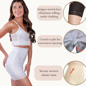 Seamless Leg Shaper For <b>Tummy</b> <b>Control</b> Slim Legs And Confident Everyday Wear With Soft Stretch Fabric - Product Image 5