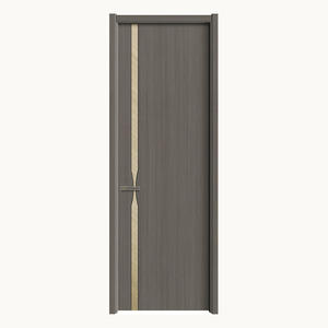 Ensemble de portes intérieures en bois composite WPC creux pour hôtel et appartement, résistant à l'eau, écologique, facile à installer - Product Image 1