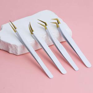 Juego de Pinzas Quirúrgicas para Pestañas Morje con Puntas Suaves para Uso Estético y Logotipo Personalizado - Product Image 4