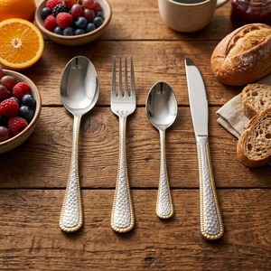 Indian Suppliers and Exporters Modern Metal Flatware <b>Set</b> <b>Cheap</b> and Best Stainless Steel Silver Nickle Cutlery <b>Sets</b> - Product Image 1
