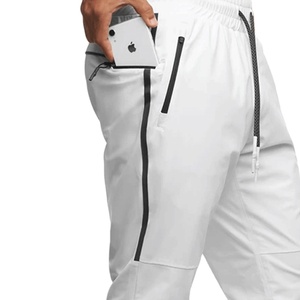 กางเกงผ้าแคชเมียร์ไหมพรมถักสำหรับผู้ชายสำหรับฤดูหนาวกางเกงเลานจ์ผสมขนสัตว์แบบไม่มีขนแกะ - Product Image 5