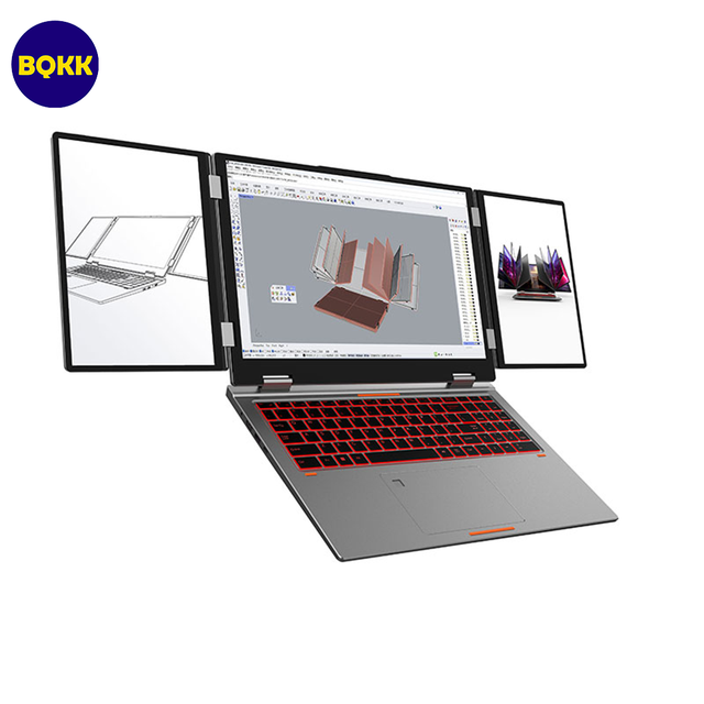 Factory Wholesale New Gaming Laptop Intel I5 12Th Gen Portable 16 Inch Triple 10.5 Inch Screen Business Laptop Bt 5.2 Win11 Pro
