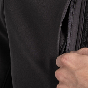 Chaqueta Impermeable Personalizable OEM para Adultos, Chaqueta de Lluvia Negra Resistente con Cierre Completo y Cuello Alto para Hombre - Product Image 4
