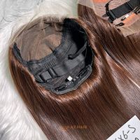 Perruques cheveux Remy de haute qualité cheveux humains brun naturel 6x6 13x4 perruques avant de lacet cheveux vierges vietnamiens bruts prix de gros