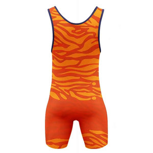 Traje de Lucha Libre Unisex para Entrenamiento en Gimnasio, Levantamiento de Pesas, Transpirable, de Secado Rápido, Elástico, 100% Poliéster - Product Image 3