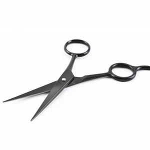 High Quality Barber Sharp Edge Bevel <b>Scissors</b> with Fixed Screw Professional Salon Razor Hair Cutting Shears - Product Image 3