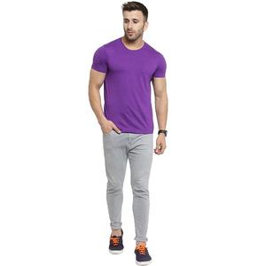 Ropa informal de calle para hombre, camiseta de manga corta de gran tamaño, 95% algodón, 5% Spandex, estampado de ajuste muscular para gimnasio con logotipo personalizable - Product Image 5