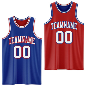 Maillot de basket-ball réversible personnalisé avec nom et numéro, vêtements de sport - Product Image 2