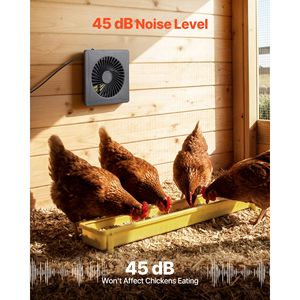 Ventilatore Solare da 25W con Flusso d'Aria di 220 CFM, Angolo del Pannello Regolabile, 2030 RPM ad Alta Velocità, Installazione Flessibile e Rapida, Tipo Leggero - Product Image 6