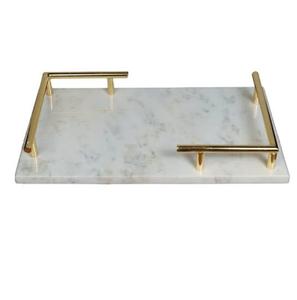 Bandeja de Servir de Mármol para el Hogar, Cocina, Cafeterías y Restaurantes, Decoración de Mesa para Bodas y Fiestas, Bandeja para Vajilla - Product Image 3