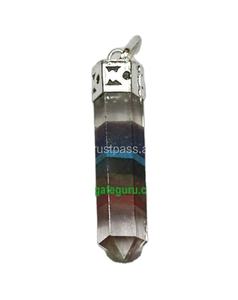 Colgante de Piedra Preciosa Natural en Forma de Lápiz, Hecho a Mano, Ecológico y con Energía de Chakras - Product Image 1