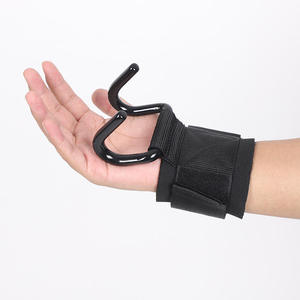 GAF Neoprene <b>Weight</b> <b>Lifting</b> Wrist Hook with Hook & Loop Closure Portable Strong <b>Grip</b> Heavy Duty for Unisex Fitness - Product Image 2