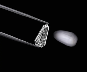 1,76 CT, Paire de diamants de laboratoire, Diamant de laboratoire de taille bouclier fantaisie. Diamant de taille unique, clarté E-F, VVS-VS, pour boucles d'oreilles - Product Image 5