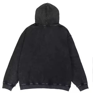 Sweat à capuche oversize tendance pour homme, doux et confortable, imprimé numérique, teinture unie, écologique, respirant - Product Image 1