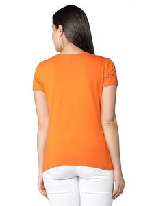 T-shirt intemporel pour femme en Spandex/Polyester à col en V et manches courtes, respirant, au design classique, simple et polyvalent - Product Image 2