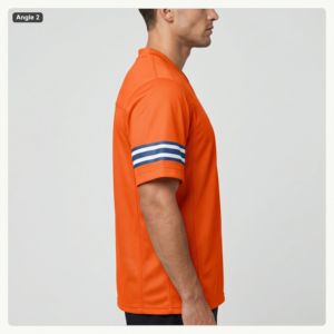 เสื้อเจอร์ซีย์อเมริกันฟุตบอลสีส้มสำหรับผู้ชาย คอวี แขนสั้น เบอร์ 9 พิมพ์ลายด้วยเทคนิคสกรีน ระบายเหงื่อได้ดี ทรงปกติ สำหรับผู้ใหญ่ - Product Image 2