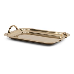 Round <b>Silver</b> <b>Mirrored</b> Serving Tray Modern Decorative Hospitality Tabletop Centerpiece Accent - Product Image 2