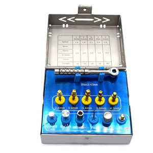 Dental Surgical <b>Bone</b> Expander Kit With <b>Saw</b> Disks And Manual Tools Blue Color Class I Instrument - Product Image 5