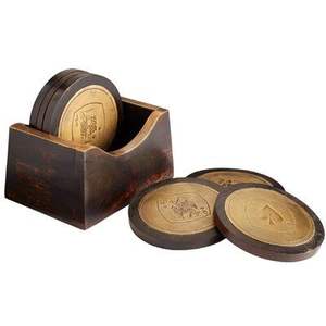 Posavasos Decorativos Hechos a Mano de Metal con Acabado Dorado para Venta Caliente al Mejor Precio - Product Image 3