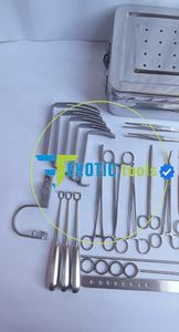 VENTE FLASH Instruments de Tonsillectomie de Qualité Allemande Ensemble d'Instruments d'Adénoidectomie ORL Approuvés CE ISO Acier Inoxydable Instruments Chirurgicaux ORL - Product Image 4