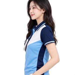 Camisas Casuales Transpirables de Mezcla de Poliéster/Algodón al por Mayor para Mujer con Logotipo Bordado Personalizado a Precio Económico y Servicio OEM - Product Image 3