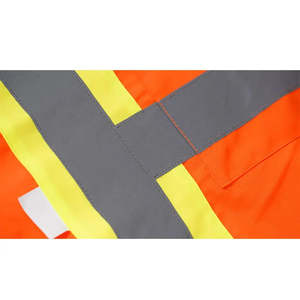 Chaleco de Alta Visibilidad con Correas de Seguridad, 100% Poliéster, Personalizable, Antibacteriano, Ropa de Trabajo Reflectante, Venta al Por Mayor - Product Image 6